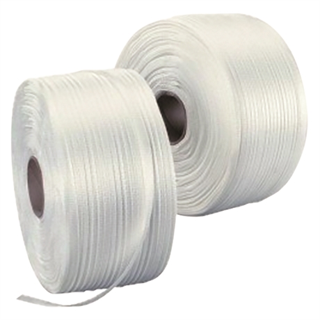 80AT - Feuillard textile 25 mm resistance 1000 kg - vendu par carton de 2 bobines / Prix par bobine